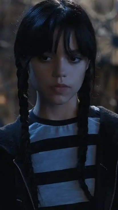ai character: Wednesday Addams  background