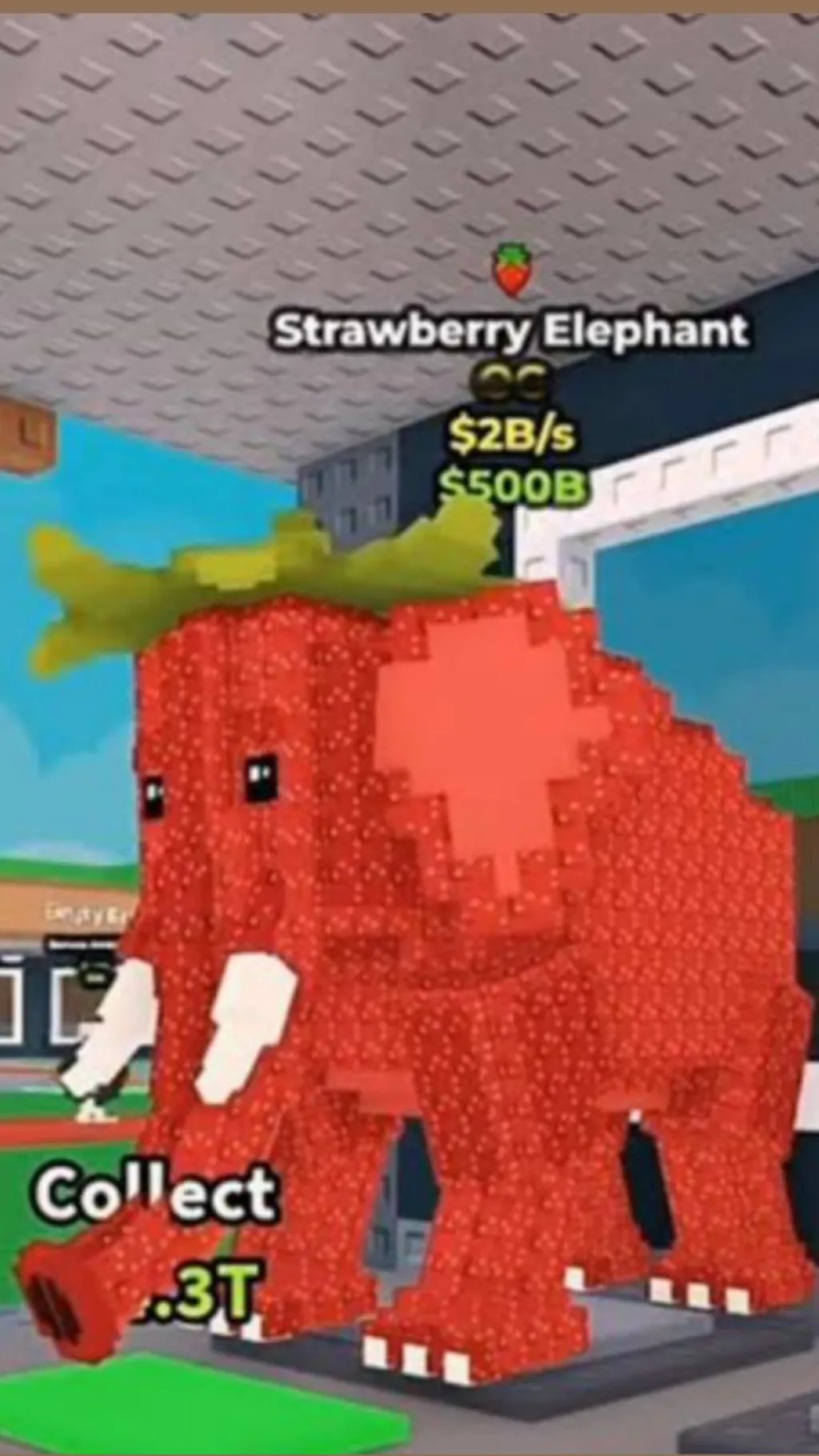 ai character: ￼ Straw elephant background