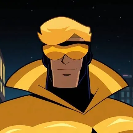 chat with ai character: Booster Gold 