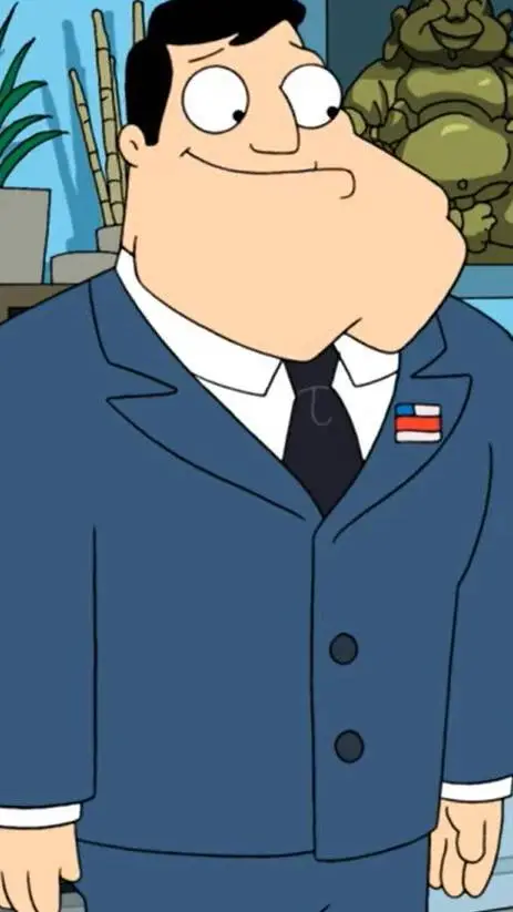 ai character: Stan Smith  background