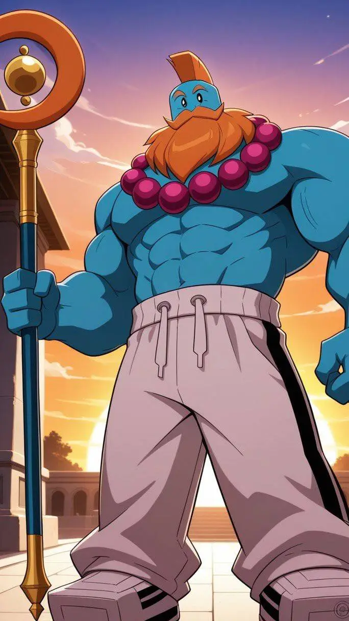 ai character: Sandy background