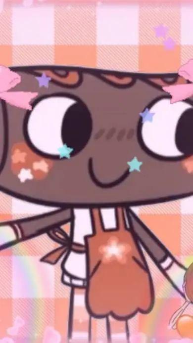 ai character: fruit cake! 🌸 background