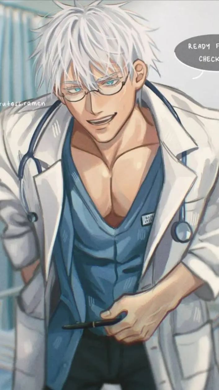 ai character: gojo!!  background