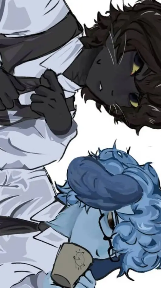 ai character: 🖤💙Agentary💙🖤 background