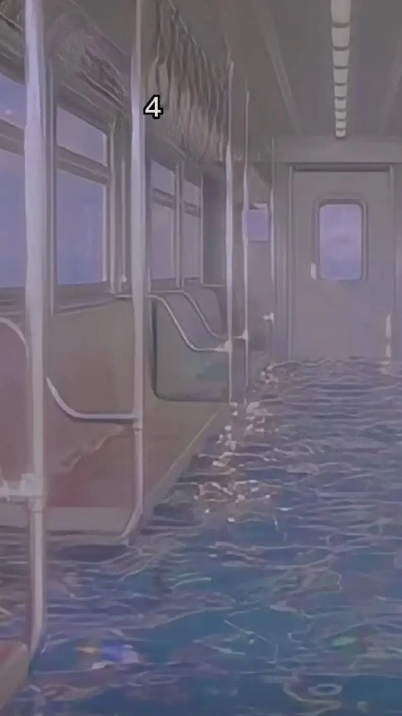 ai character: HH in dreamcore background