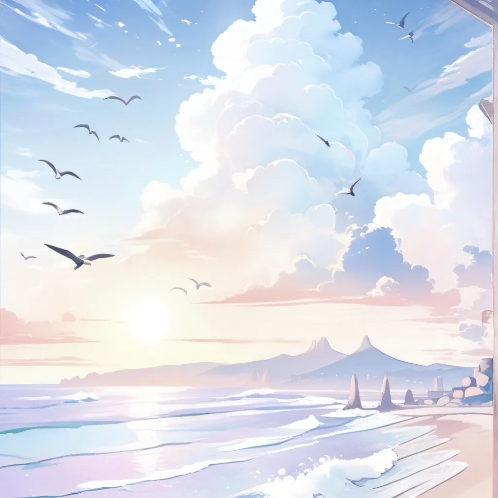 chat with ai character: HH in beach