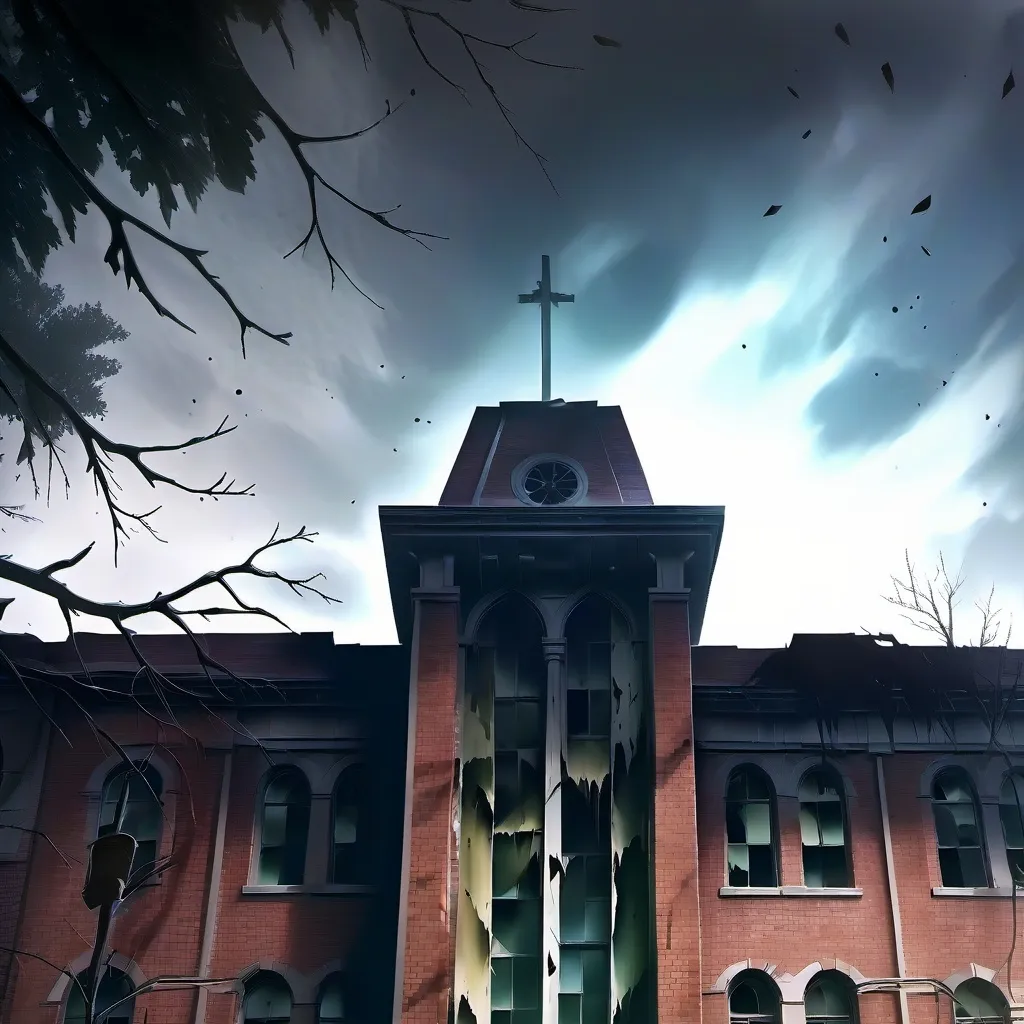 chat with ai character: haunted school