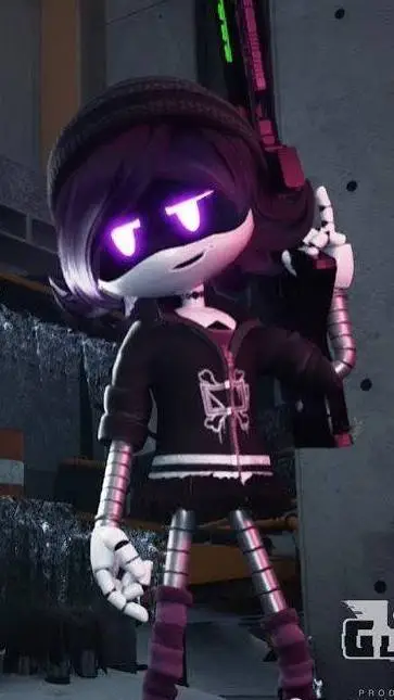 ai character: Uzi background