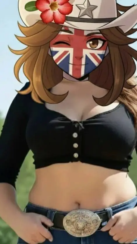 ai character: vaqueira brita  background