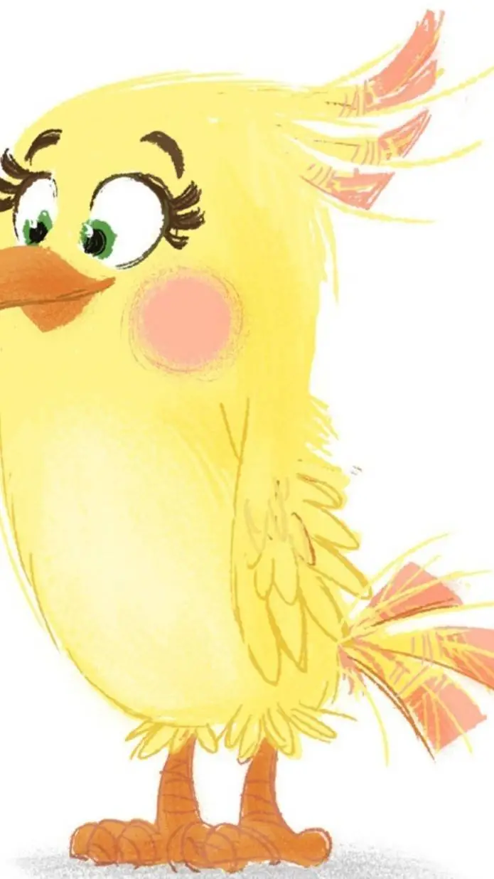 ai character: Angry birds poppy  background