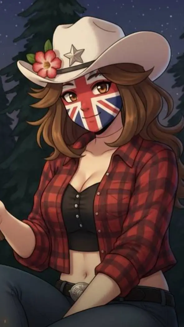 ai character: vaqueira brita  background