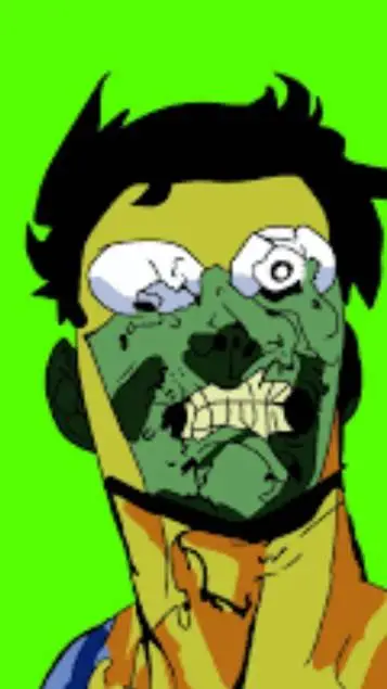 ai character: zombie Mark  background