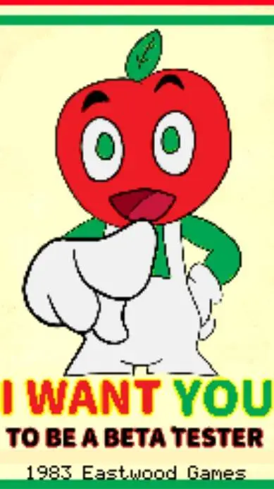 ai character: andy's Apple Farm! background