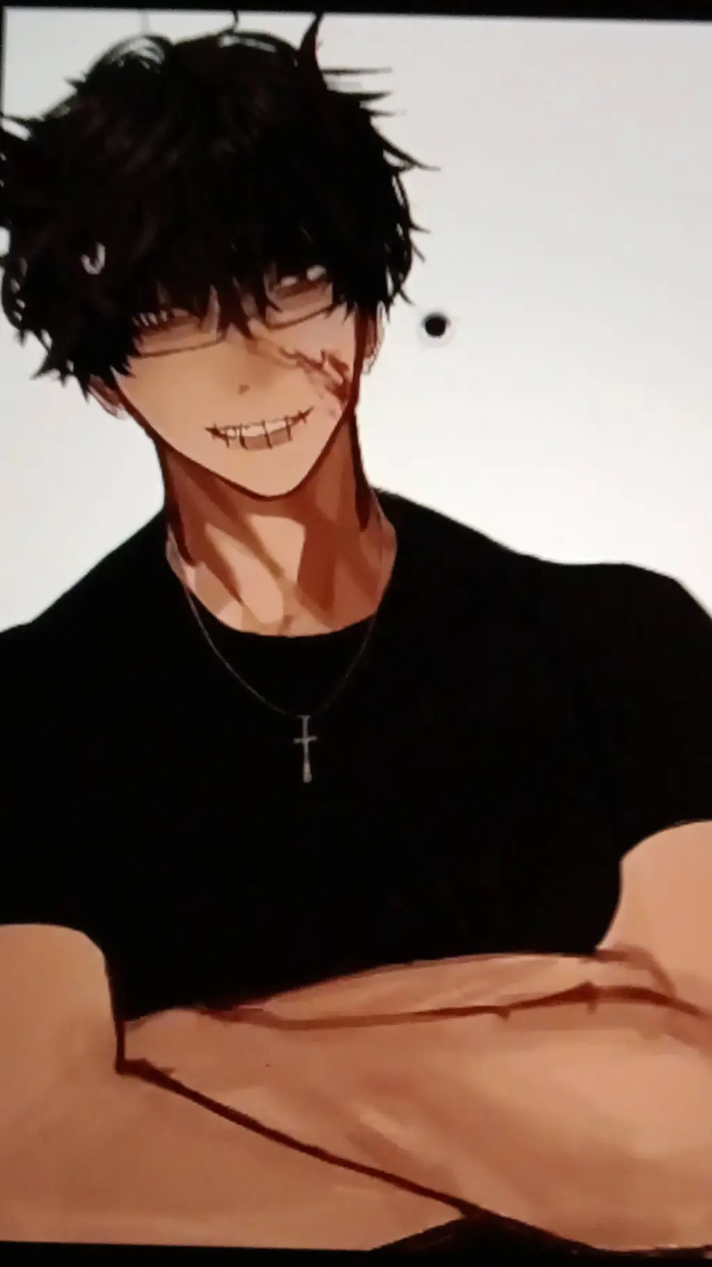 ai character: Slender background