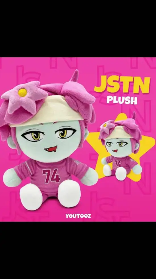 ai character: Jstn plush 😏 background