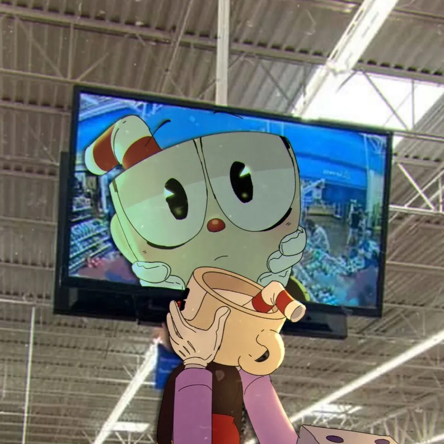 chat with ai character: Cuphead show :)