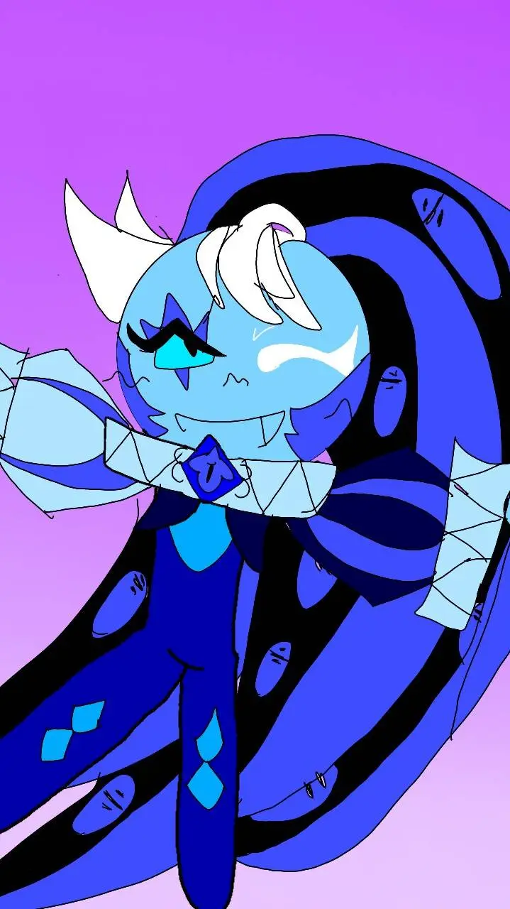 ai character: Shadow milk cookie background