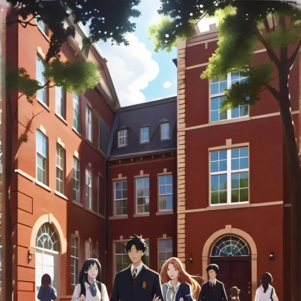 chat with ai character: 🤍 school