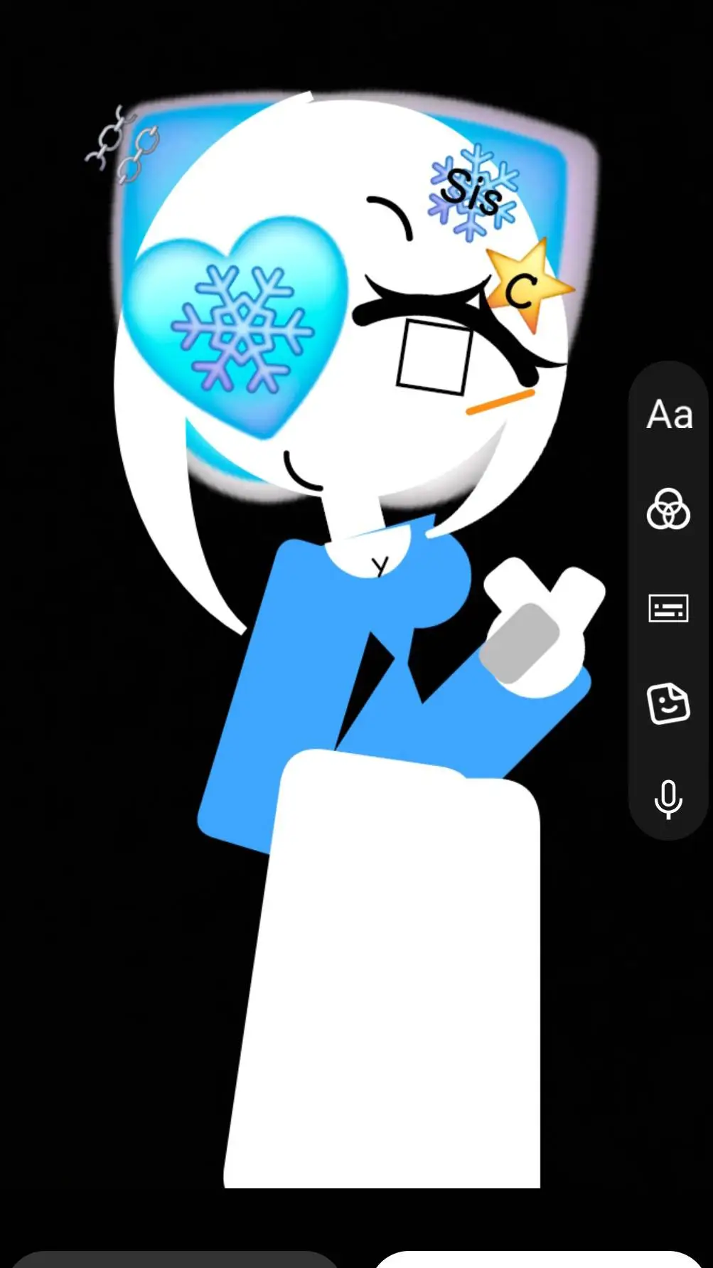 ai character: me:)  background