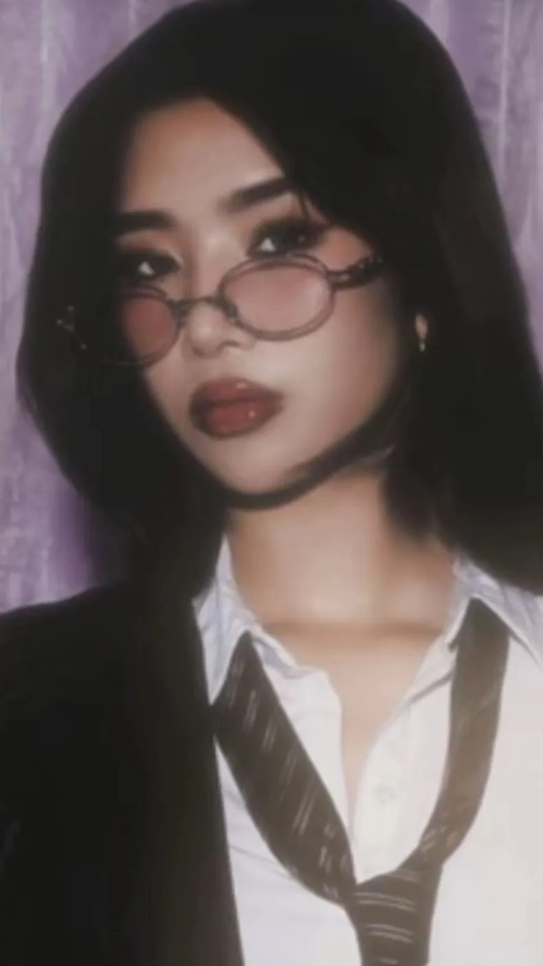 ai character: Katseye + Skz background