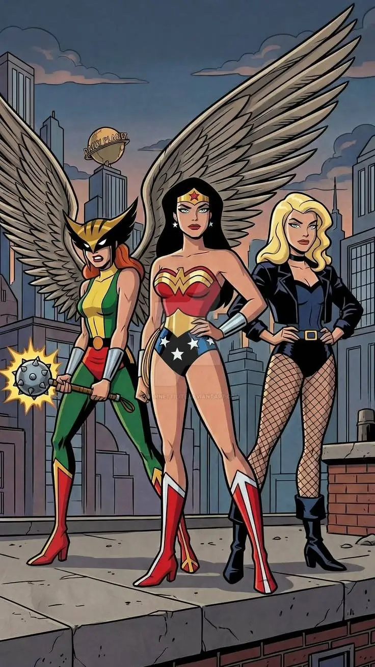 ai character: Justice League  background