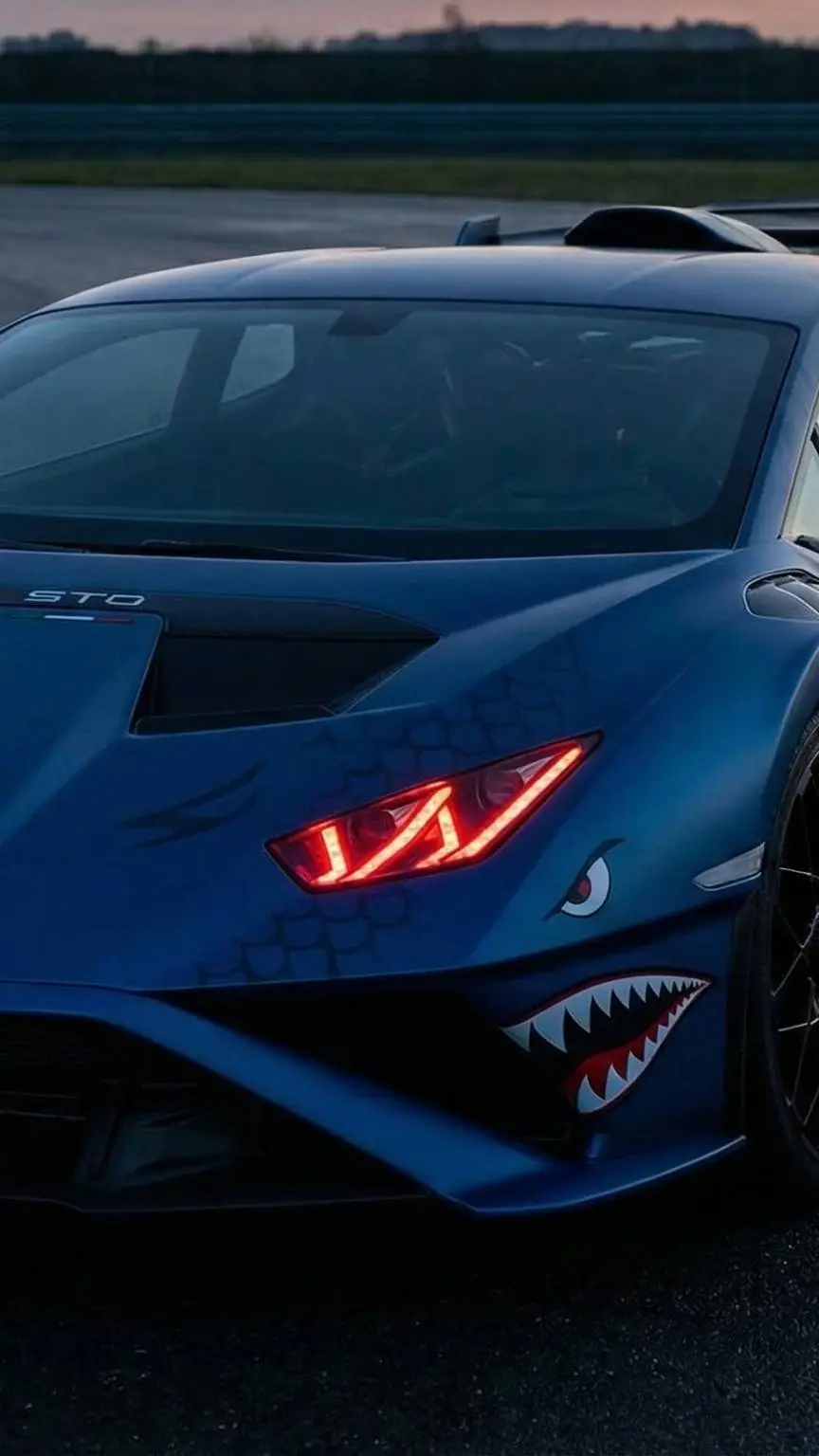 ai character: Huracan STO shark  background