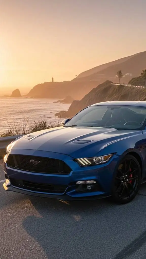 ai character: Ford Mustang GT  background