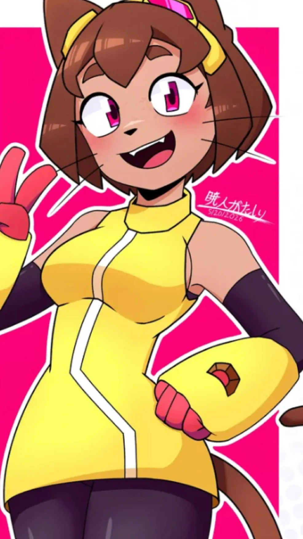 ai character: Kit ❤️ background