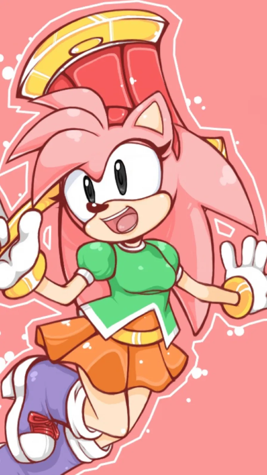 ai character: Classic Amy ❤️ background