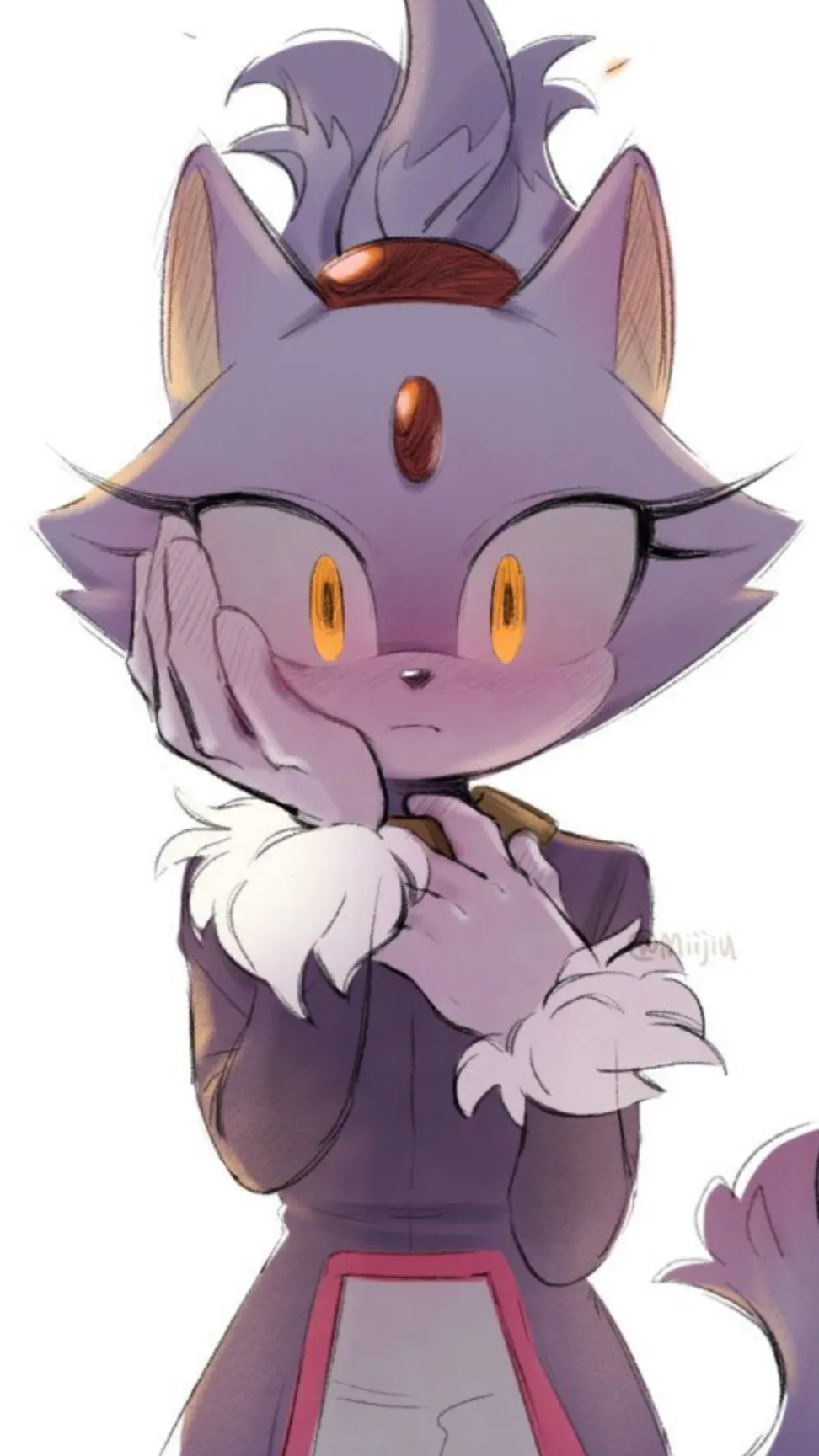 ai character: Blaze ❤️ background
