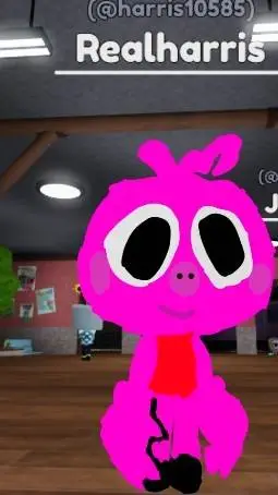 ai character: Peppa pig  background