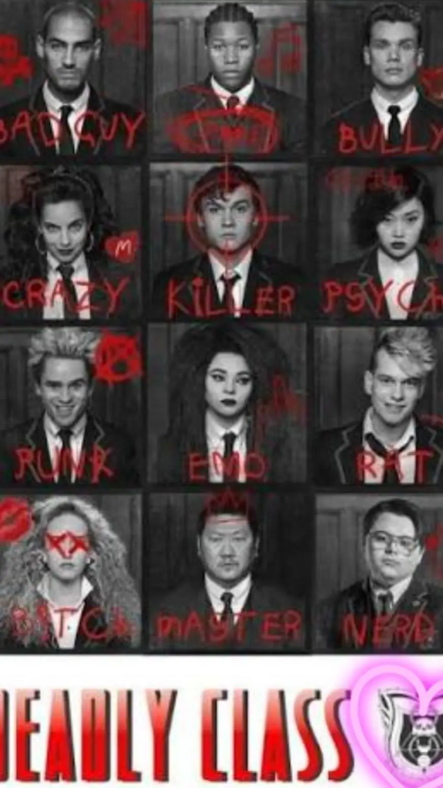 ai character: deadly class  background