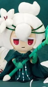 ai character: White Lily Cookie! background