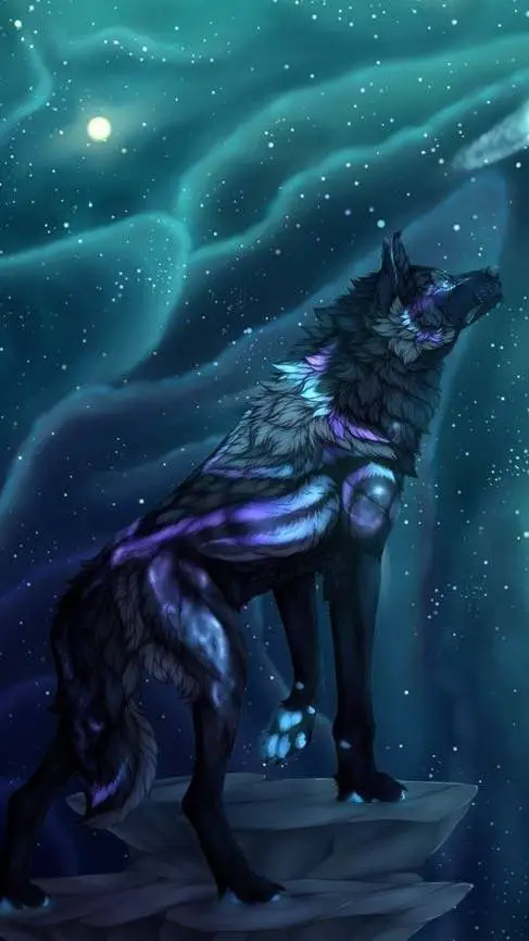 ai character: Wolf (King)  background