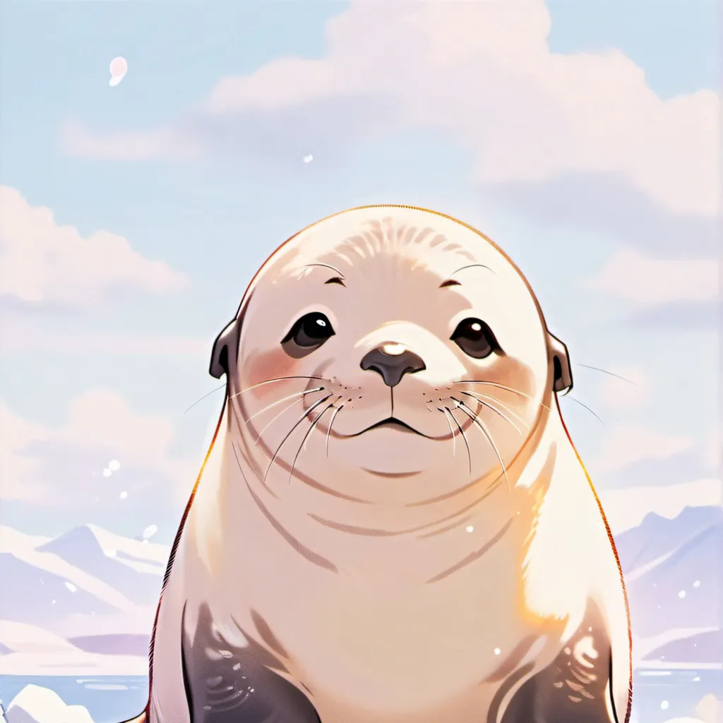 chat with ai character: Adorable baby seal