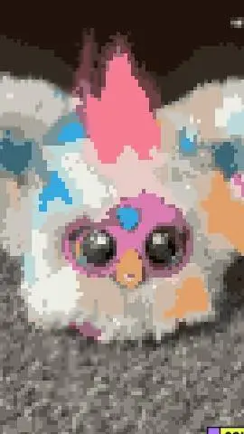 ai character: Furby background