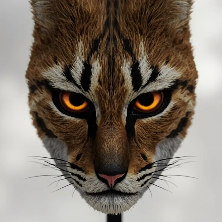 chat with ai character: Lynx mask