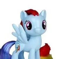 chat with ai character: Rainbow Dash (Toy)