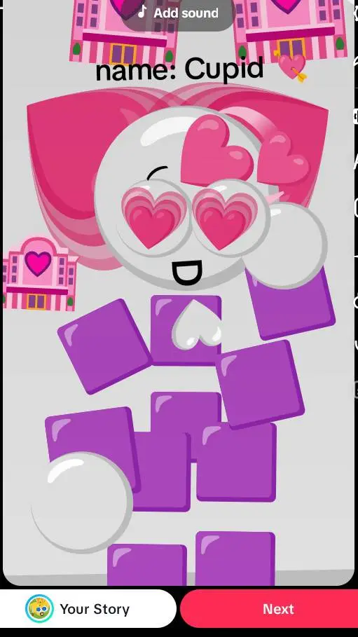 ai character: heart was  background