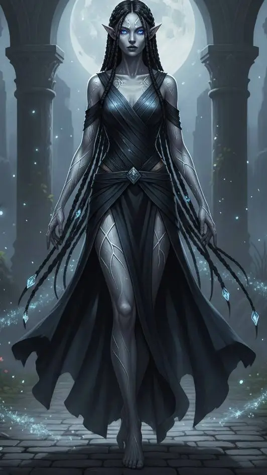 ai character: Elandra Veyr  background