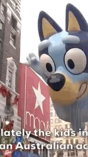 ai character: Bluey boss ￼ background