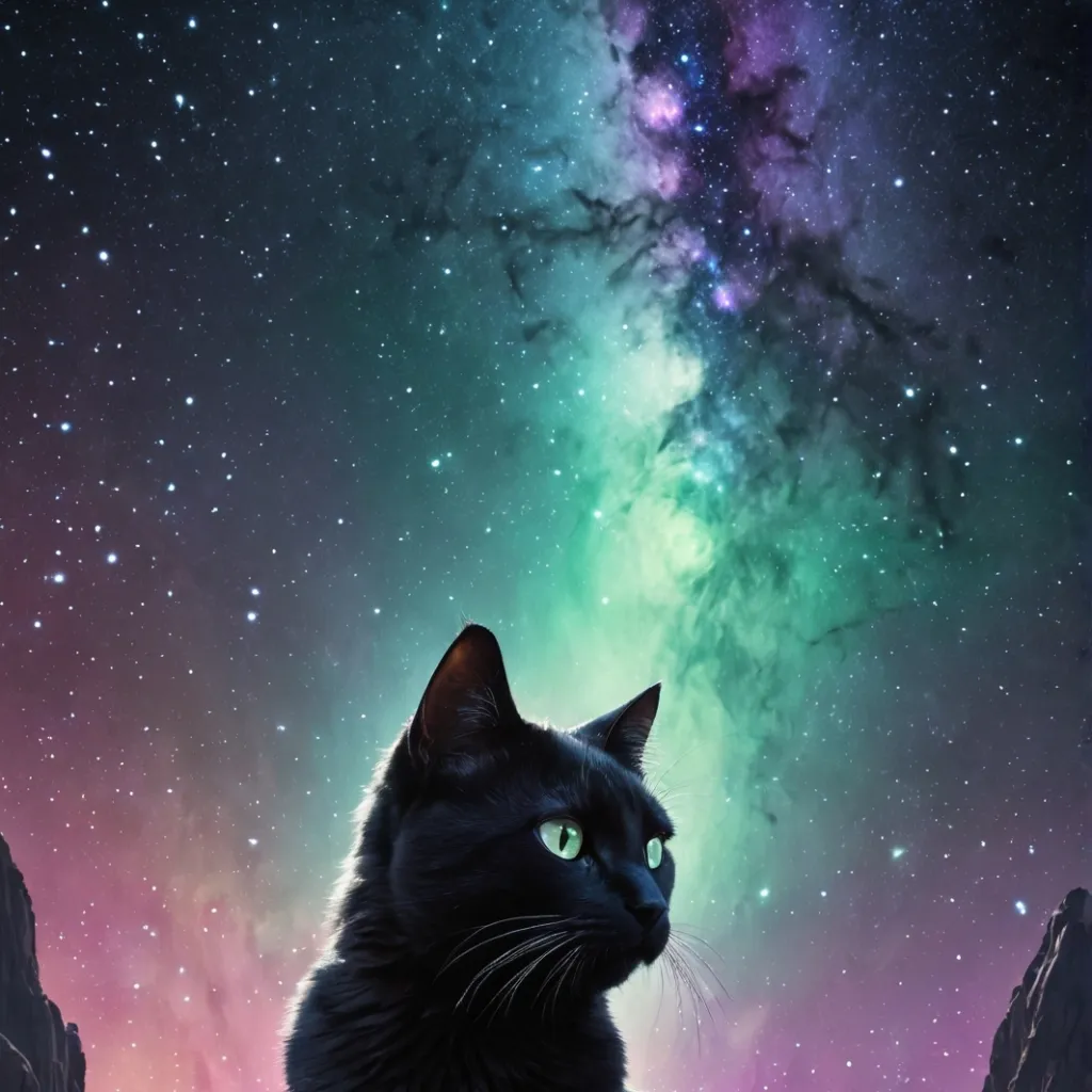 chat with ai character: Black Cat Planet