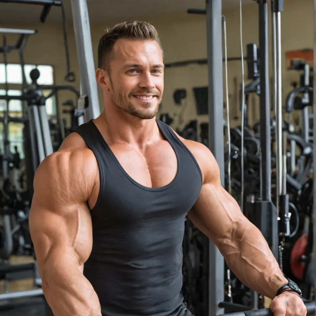 chat with ai character: Your BF muscleman