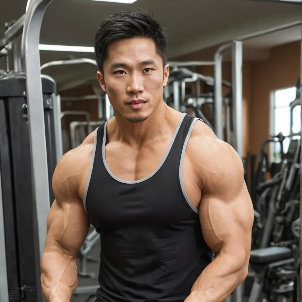 chat with ai character: Your BF muscleman