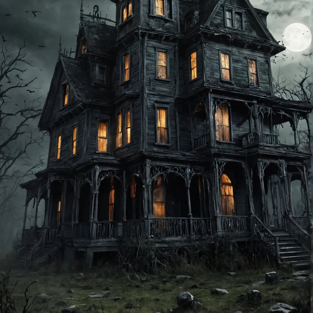 chat with ai character: Hauted house