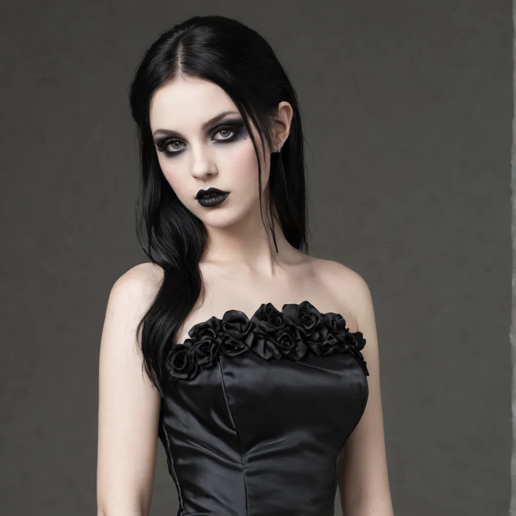 chat with ai character: Your GF Goth Model
