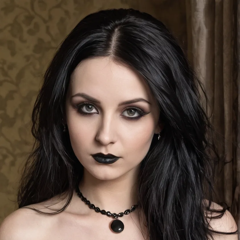 chat with ai character: Your GF Goth Model