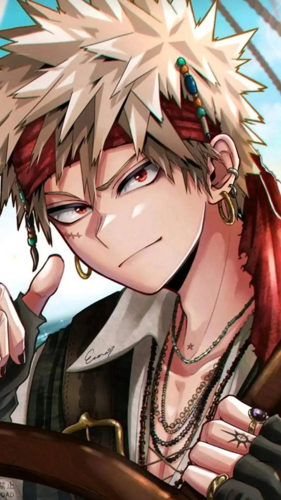 ai character: Demon Bakugo 2 background