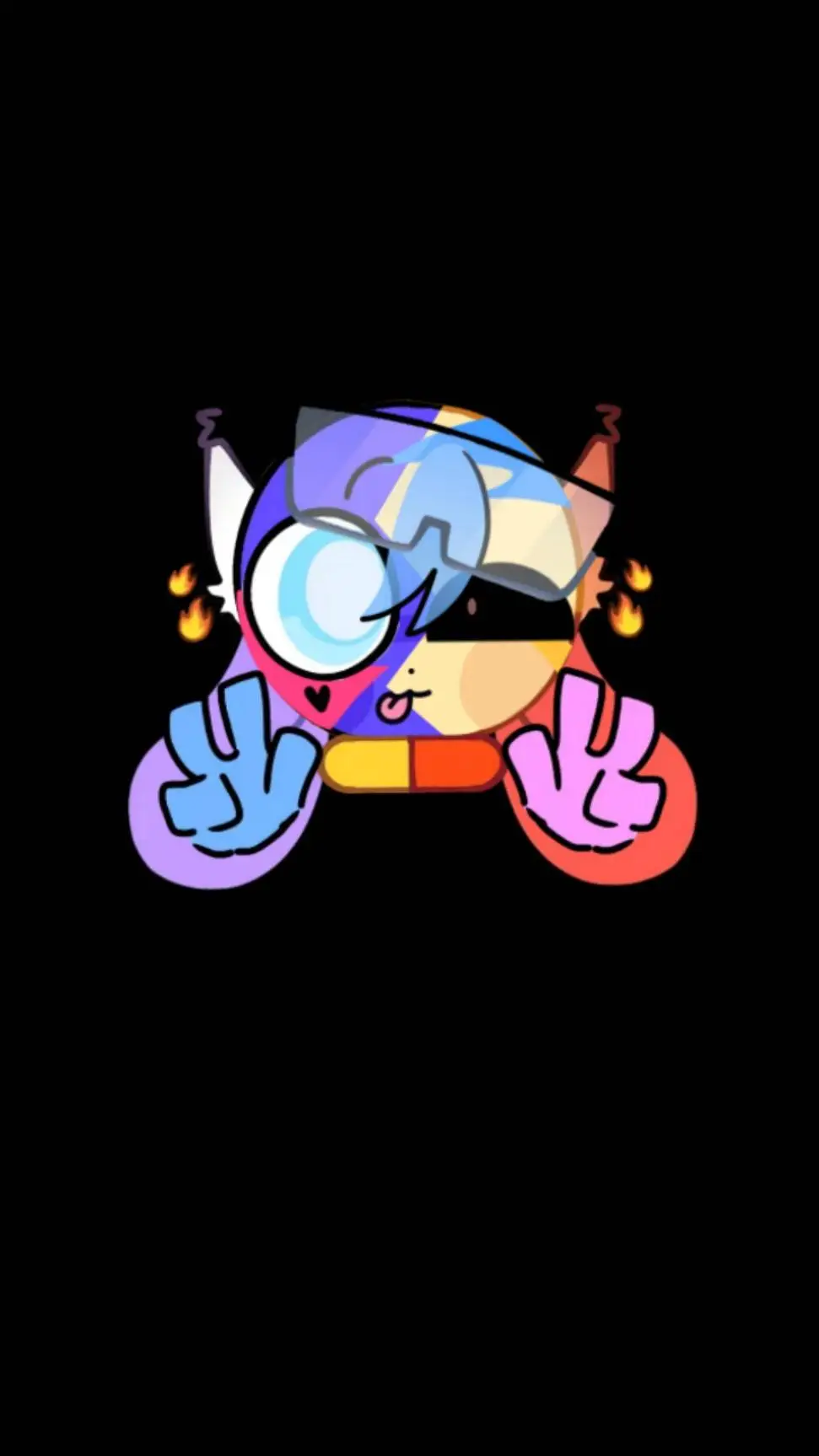 ai character: Pinken background