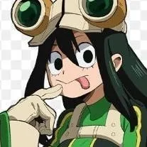 chat with ai character: tsuyu asui